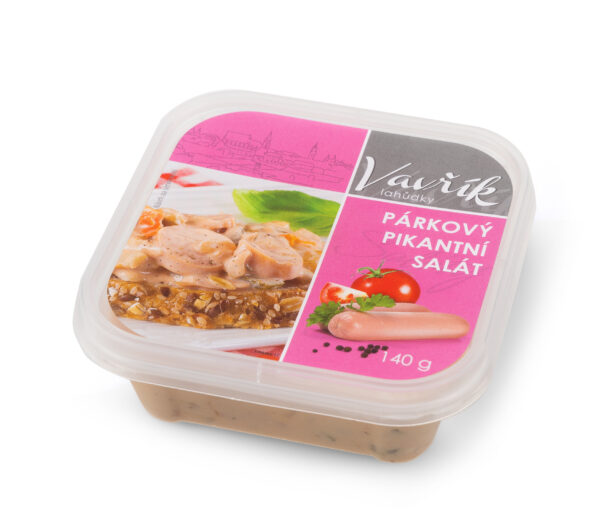 Párkový pikantní salát 140g