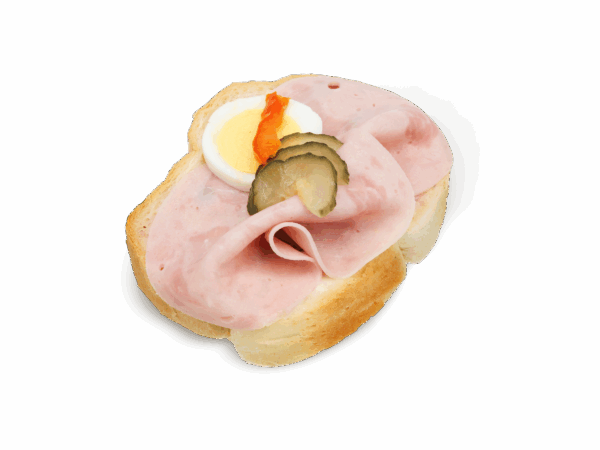 Chlebíček se šunkovým salámem 70g