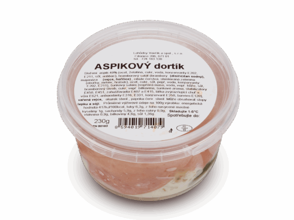 Aspikový dortík 230g