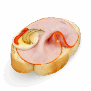 Chlebíček s debrecínkou 80g