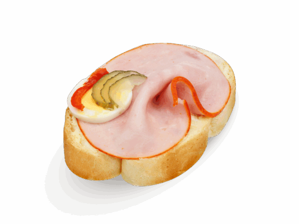 Chlebíček s debrecínkou 80g