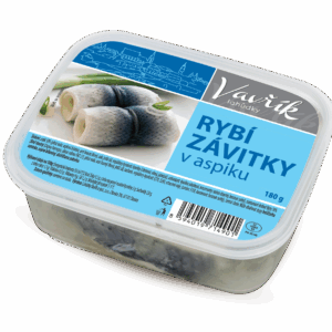 Rybí závitky v aspiku 180g