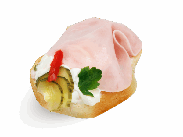 Chlebíček ruské vejce se šunkou 90g