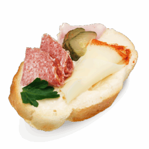 Chlebíček speciál se šunkou 70g