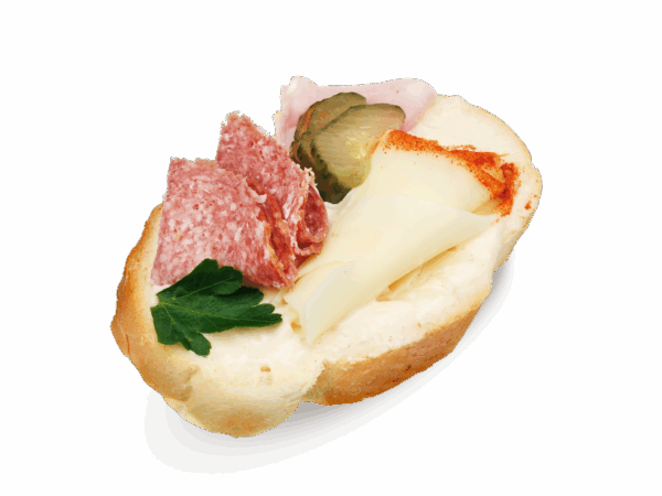 Chlebíček speciál se šunkou 70g