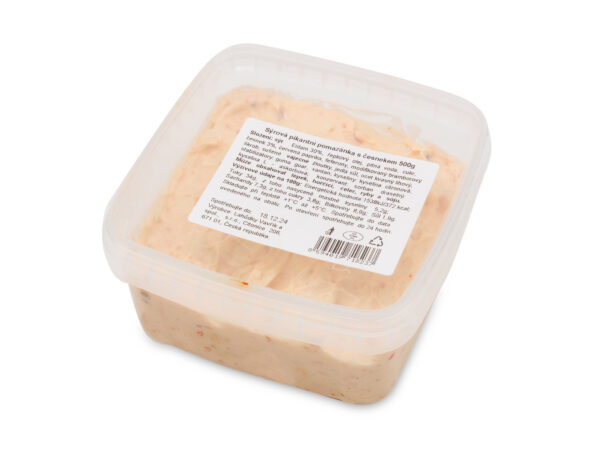 Sýrová pikantní s česnekem 500g