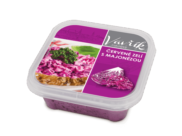 Salát z červeného zelí s majonézou 120g
